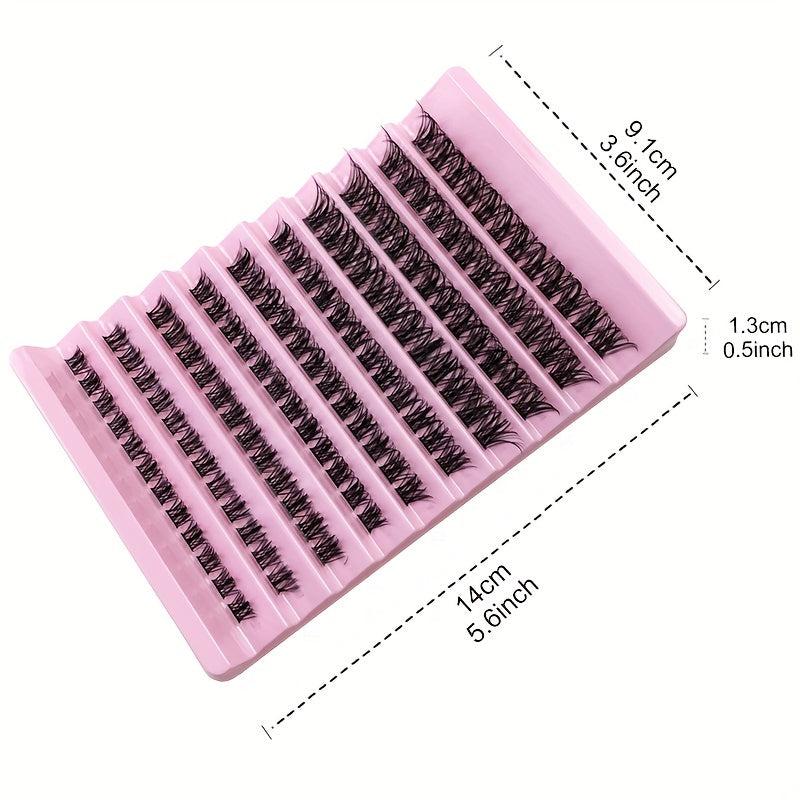 100pcs 8-16mm Mix D Curl Cluster Lashes Individual Lashes Lash Extensions