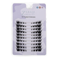 Natural Looking Individual False Eyelashes - Wispy Cat