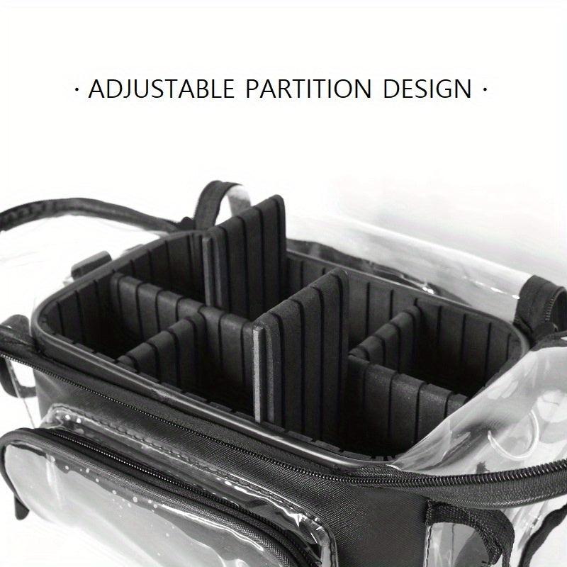 Clear Makeup Brush Case Stand Holder Cup Travel Professional Cosmetic Bag