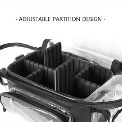 Clear Makeup Brush Case Stand Holder Cup Travel Professional Cosmetic Bag