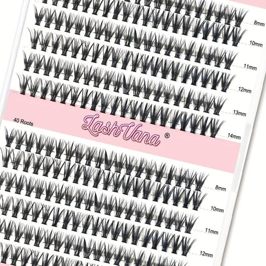 DIY Lash Extension Kit 240 Pcs Lash Clusters With Lash Bond And Seal