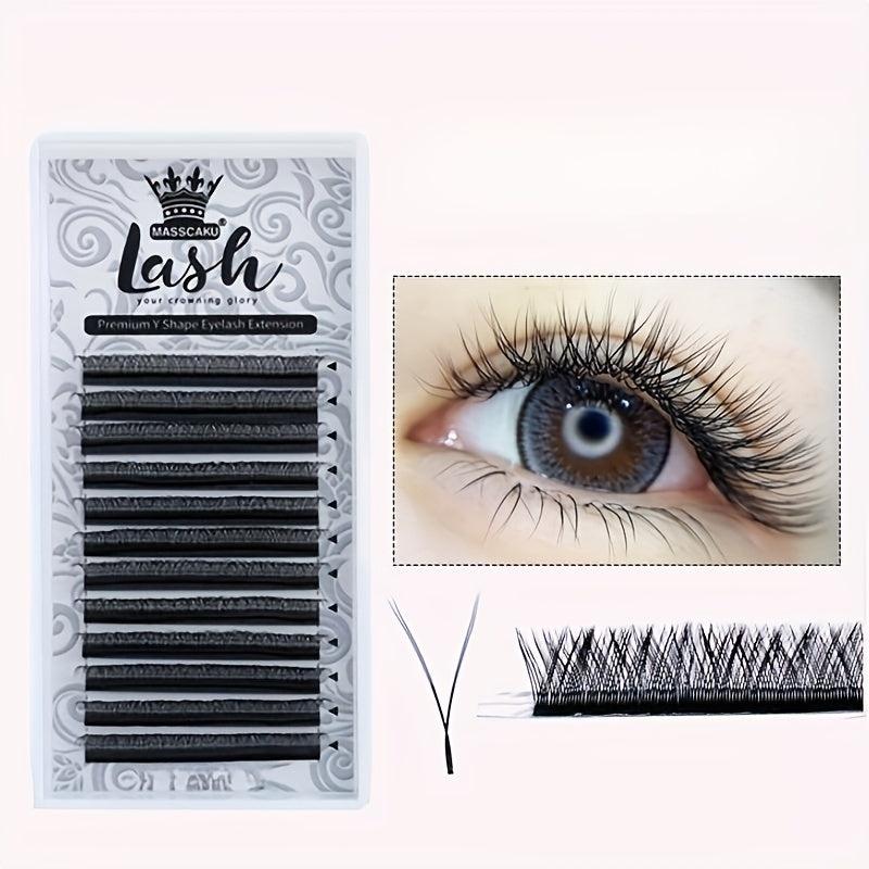 Y Shape Eyelash Extension Soft Mixed DIY False Lashes 0 07D 8 15mm