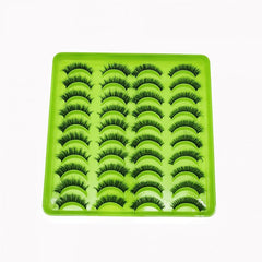 20 Pairs 8D Dramatic False Eyelashes Cat Eye Fox Eye Look Faux Mink Lashes