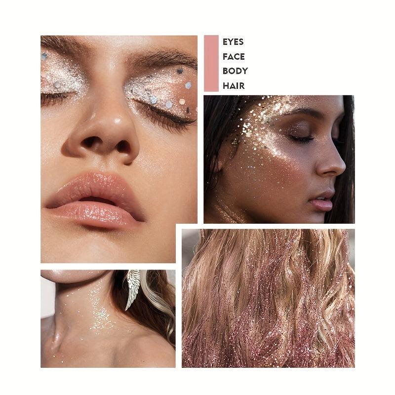 Mermaid Sequins Glitter Gel for Halloween Makeup