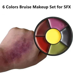 Bruise Wheel SFX Zombie Makeup Kit Halloween Professional Face Body Paint Set
