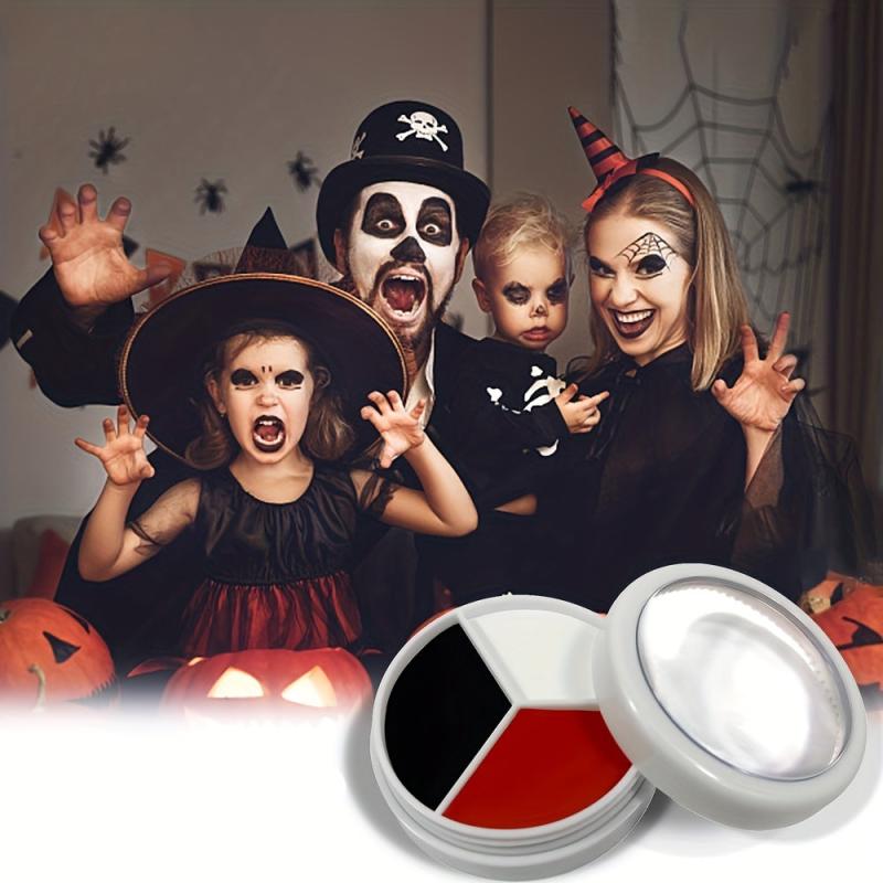 3 Face Body Painting Halloween Parties Masquerade And Cosplay