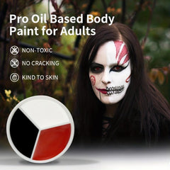 3 Face Body Painting Halloween Parties Masquerade And Cosplay