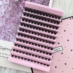 10 Rows Mix Curl Cluster Lashes Individual Soft&Natural False Eyelashes