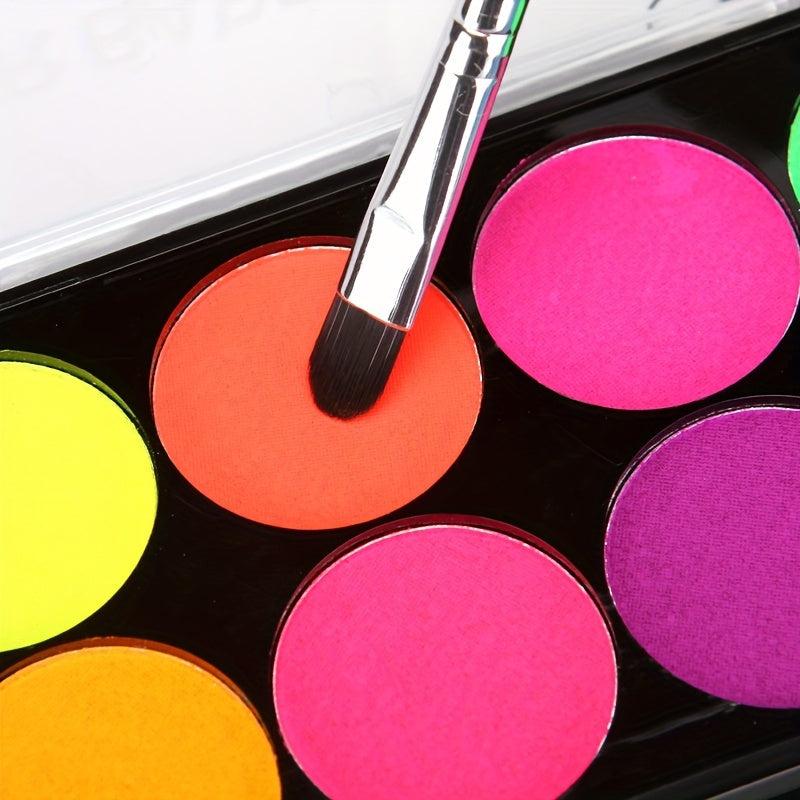 Halloween Fluorescent Body Paint Glow in the Dark Instant Dry Makeup