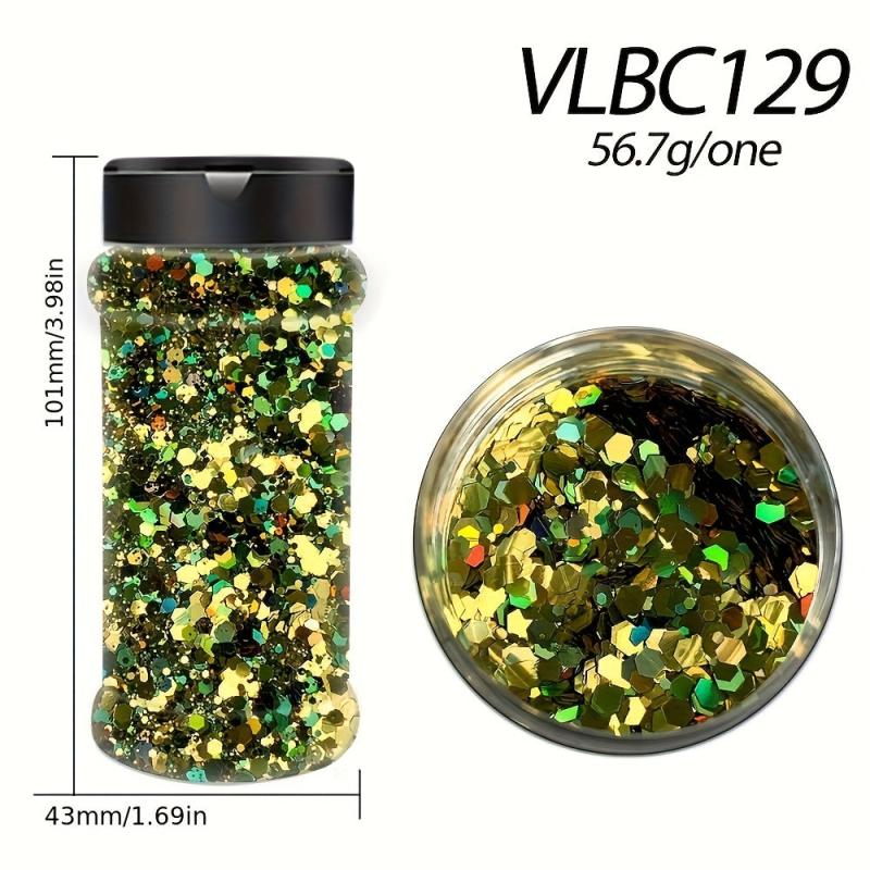 Holographic Chunky Glitter for Crafts & Nails