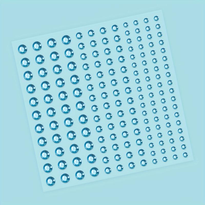 169pcs Eye Makeup Stickers Rhinestone Pearls Flash Face Jewelry