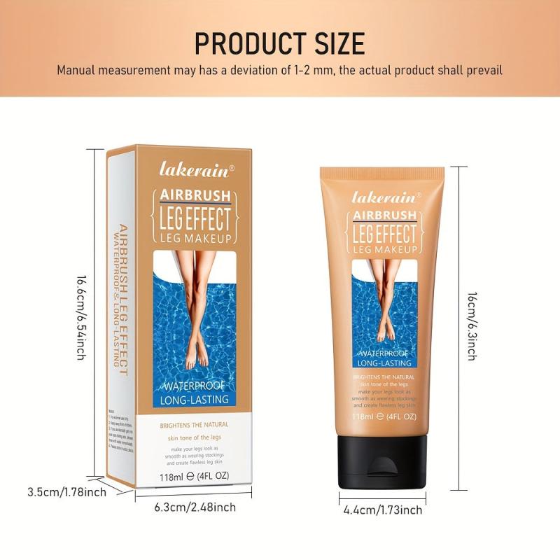 Lakerain Leg Makeup Lotion Concealer Waterproof Long-lasting Even Skin Tone