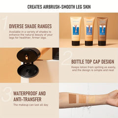 Lakerain Leg Makeup Lotion Concealer Waterproof Long-lasting Even Skin Tone