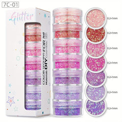 Glitter Powder & Gel for Face, Body, Hair - DIY Rave, Halloween, Slime