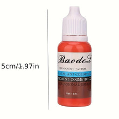 15ml Tattoo Ink Eyebrows Lips Eyeliner Pen Body Art Supply Pink