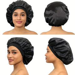 Satin Silky Bonnet Sleep Cap for Women