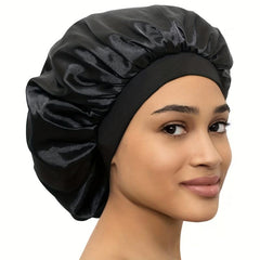 Satin Silky Bonnet Sleep Cap for Women