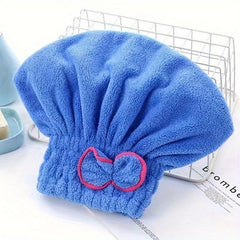 Absorbent Hair Drying Towel for Women Princess Shower Cap