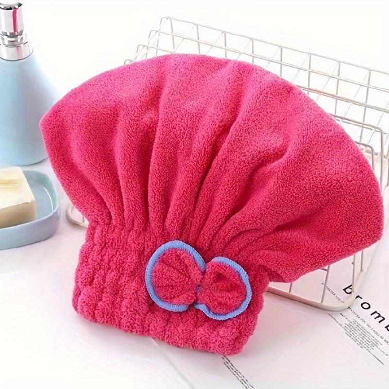 Absorbent Hair Drying Towel for Women Princess Shower Cap