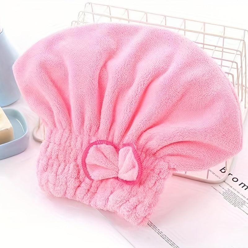 Absorbent Hair Drying Towel for Women Princess Shower Cap