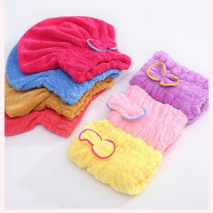 Absorbent Hair Drying Towel for Women Princess Shower Cap