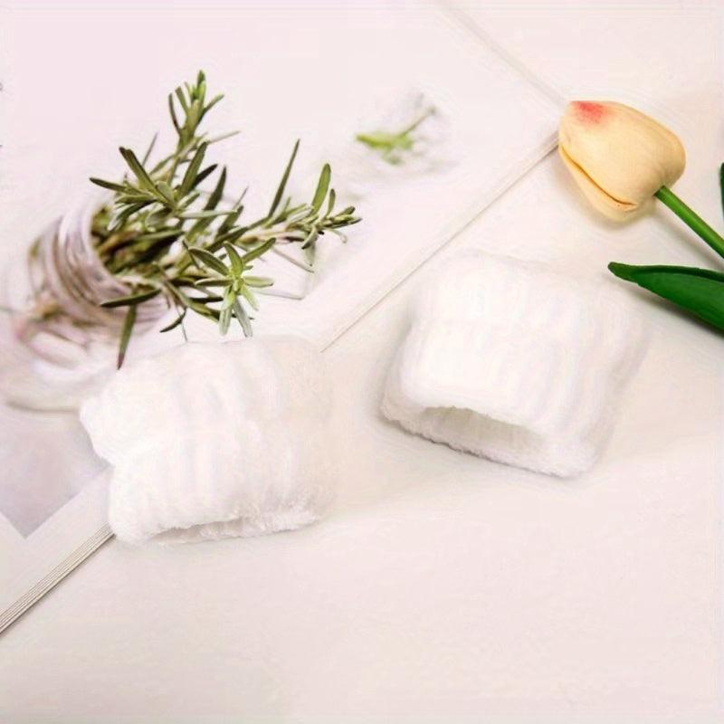 2 Pcs Microfiber Wrist Protection Towel Women Anti Sweat Wristband