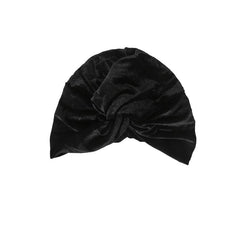 Velvet Turban Hat Wrap Cover Pre Tied Knot Bonnet Head Wraps For Women