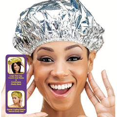 5pcs Reusable Aluminum Foil Hair Heating Caps - Hair Care and D