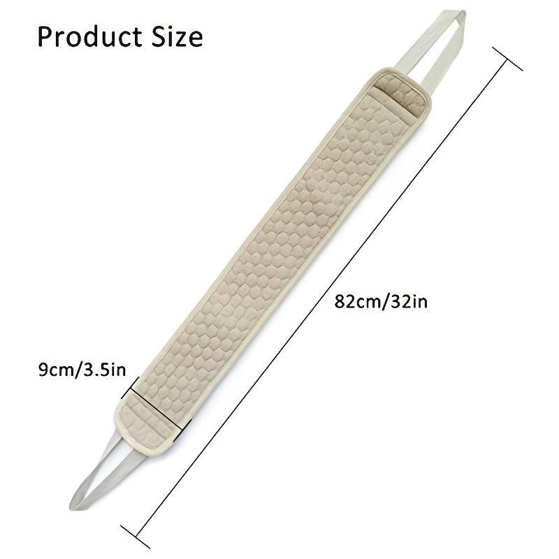 Exfoliating Back Scrubber & Sponge Pad Set for Shower Bath