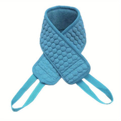 Exfoliating Back Scrubber & Sponge Pad Set for Shower Bath