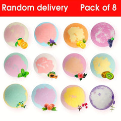 12 Pure Scents Bath Bombs Ideal Spa & Birthday Relaxation for Women