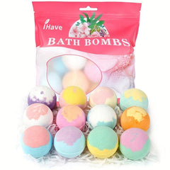 12 Pure Scents Bath Bombs Ideal Spa & Birthday Relaxation for Women