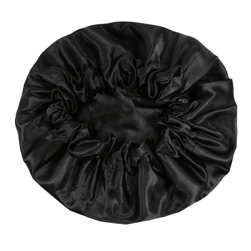 Satin Bonnet Sleep Cap Large Reversible Night Sleeping Turban Hat
