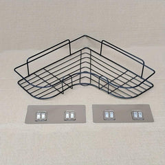 Bathroom Punch Corner Wall Hanging Rack 14 17inch 10 24inch
