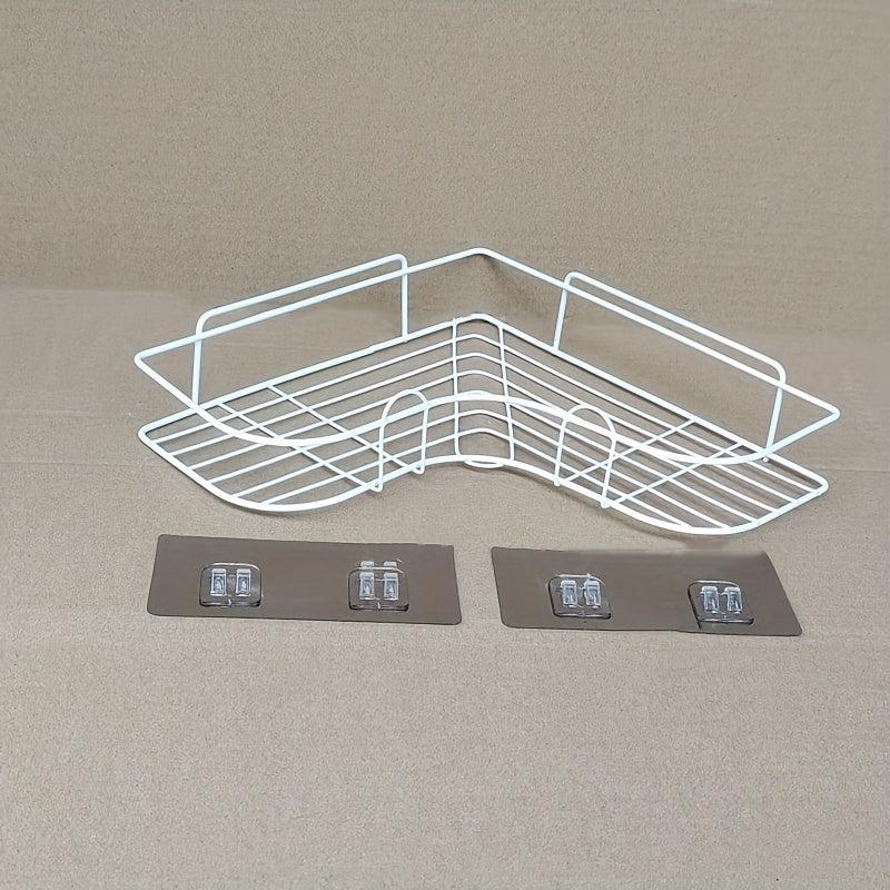 Bathroom Punch Corner Wall Hanging Rack 14 17inch 10 24inch