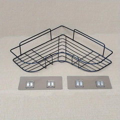 Bathroom Punch Corner Wall Hanging Rack 14 17inch 10 24inch