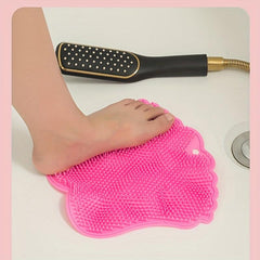 Large Exfoliating Shower Mat for Back Foot Scrubbing
