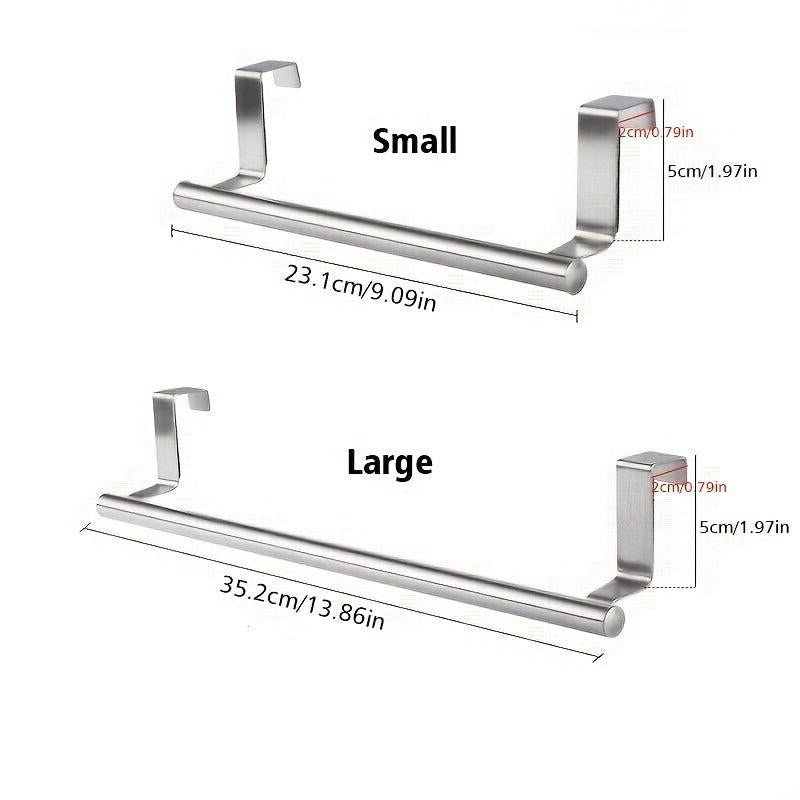 Stainless Steel Towel Rack for Bathroom Cabinet Door