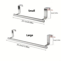 Stainless Steel Towel Rack for Bathroom Cabinet Door