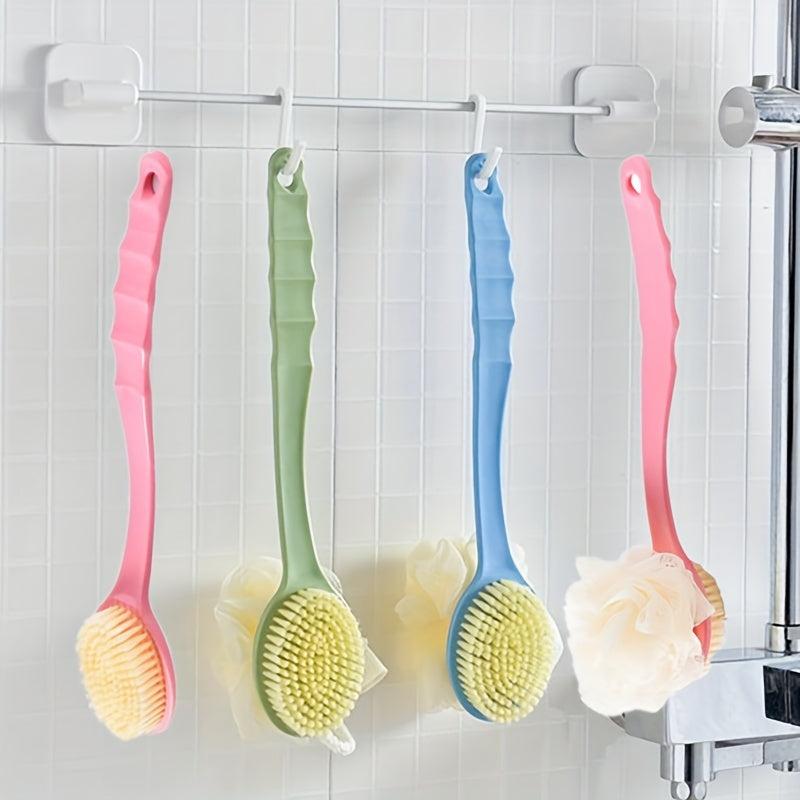 Soft Loofah and Bristles Bath Body Brush for Women and Men