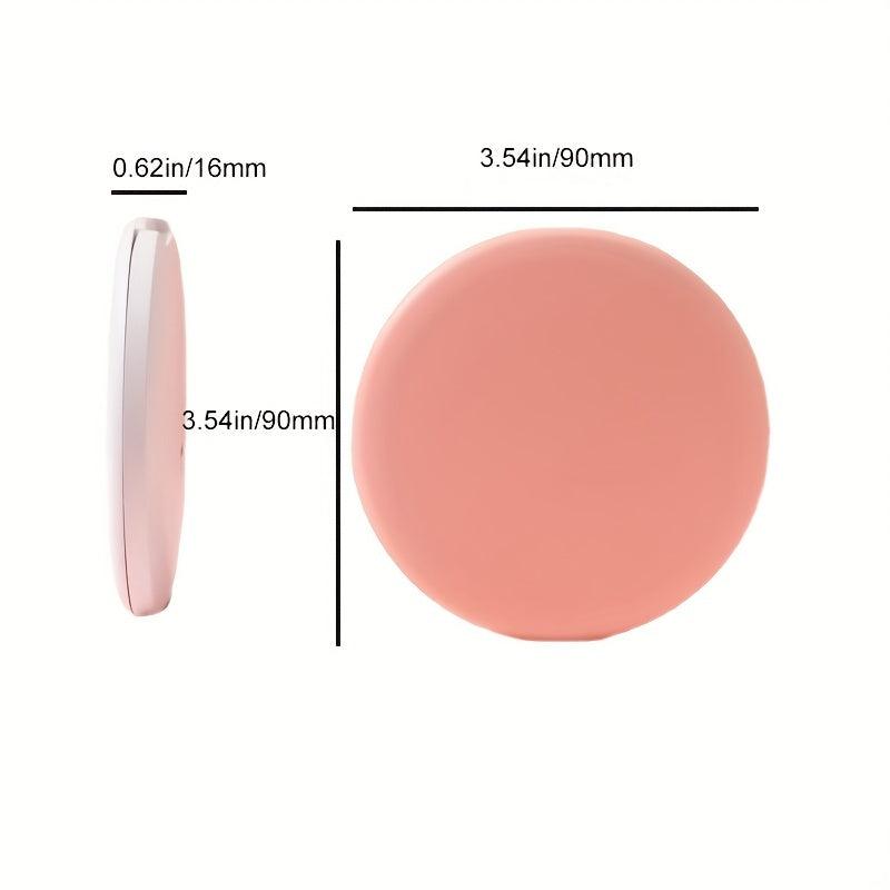 LED Travel Makeup Mirror Lighted Compact Mirror Handheld Double Sided Portable