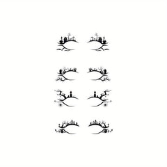 Waterproof Eyeliner Stickers - Bat Spider Decorati