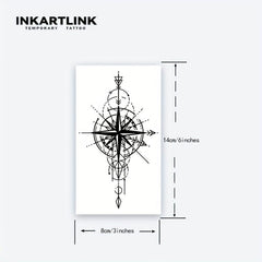 Waterproof Temporary Tattoo Sticker Lasts 1-2 Weeks Personality