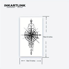 Waterproof Temporary Tattoo Sticker Lasts 1-2 Weeks Personality