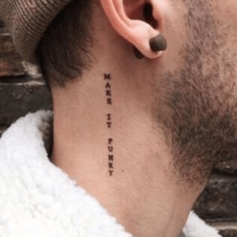 56 Waterproof English Alphabet Tattoo Stickers for Men and Women