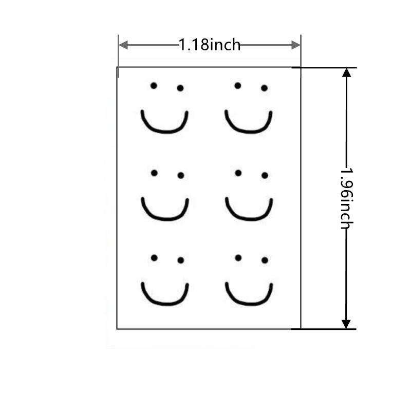 Waterproof Smiley Finger Tattoo Sticker - Removable & Temporary