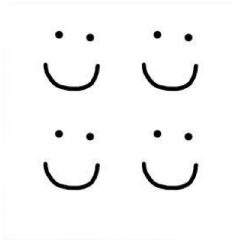 Waterproof Smiley Finger Tattoo Sticker - Removable & Temporary
