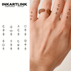 Small Line Finger Tattoo Magic Tattoo Waterproof Anti-Friction Lasting 1-2 Weeks