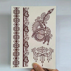 Waterproof Temporary Tattoo Sticker for Women - Lace Hollow Pattern
