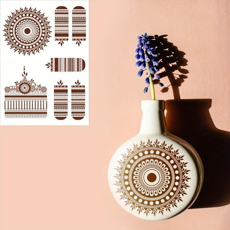 Waterproof Temporary Tattoo Sticker for Women - Lace Hollow Pattern